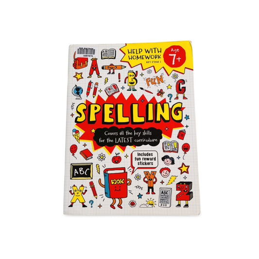 Spelling Help with Homework (Age 7+) with reward stickers