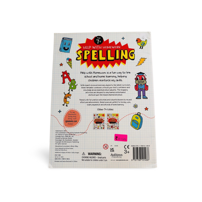 Spelling Help with Homework (Age 7+) with reward stickers