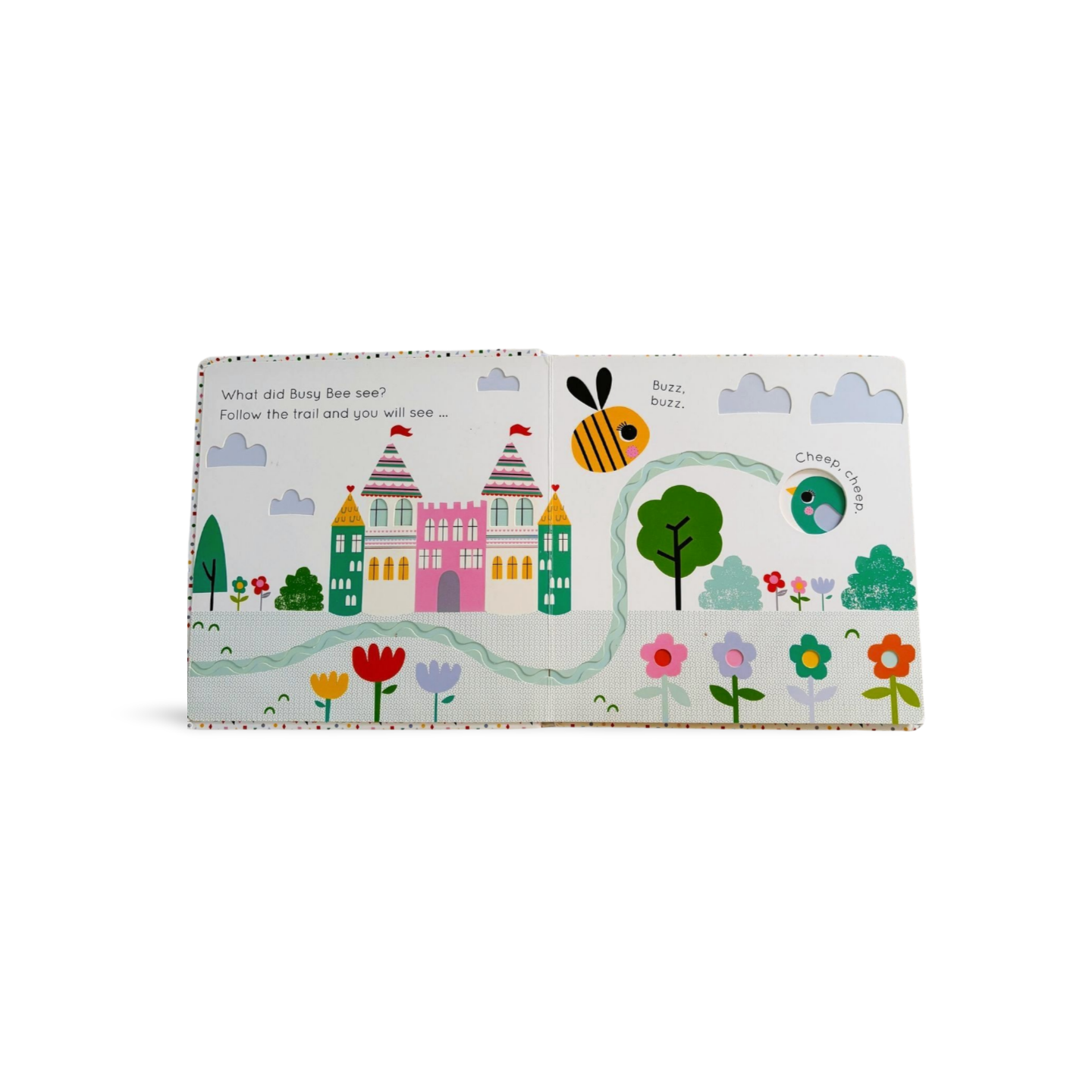 What did Busy Bee See? finger trail book