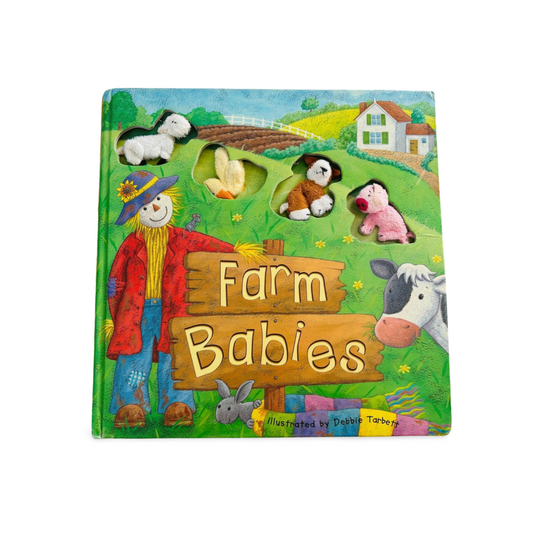 Farm babies Interactive book (with farm babies soft toys)
