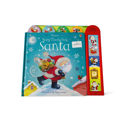 Usborne Noisy Touchy- Feely Santa Sound Book