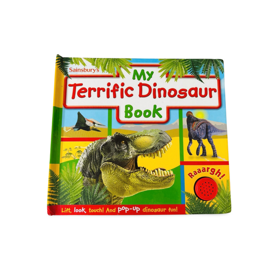 My Terrific Dinosaur Book ( Lift the flap, touch, sound and pop up)