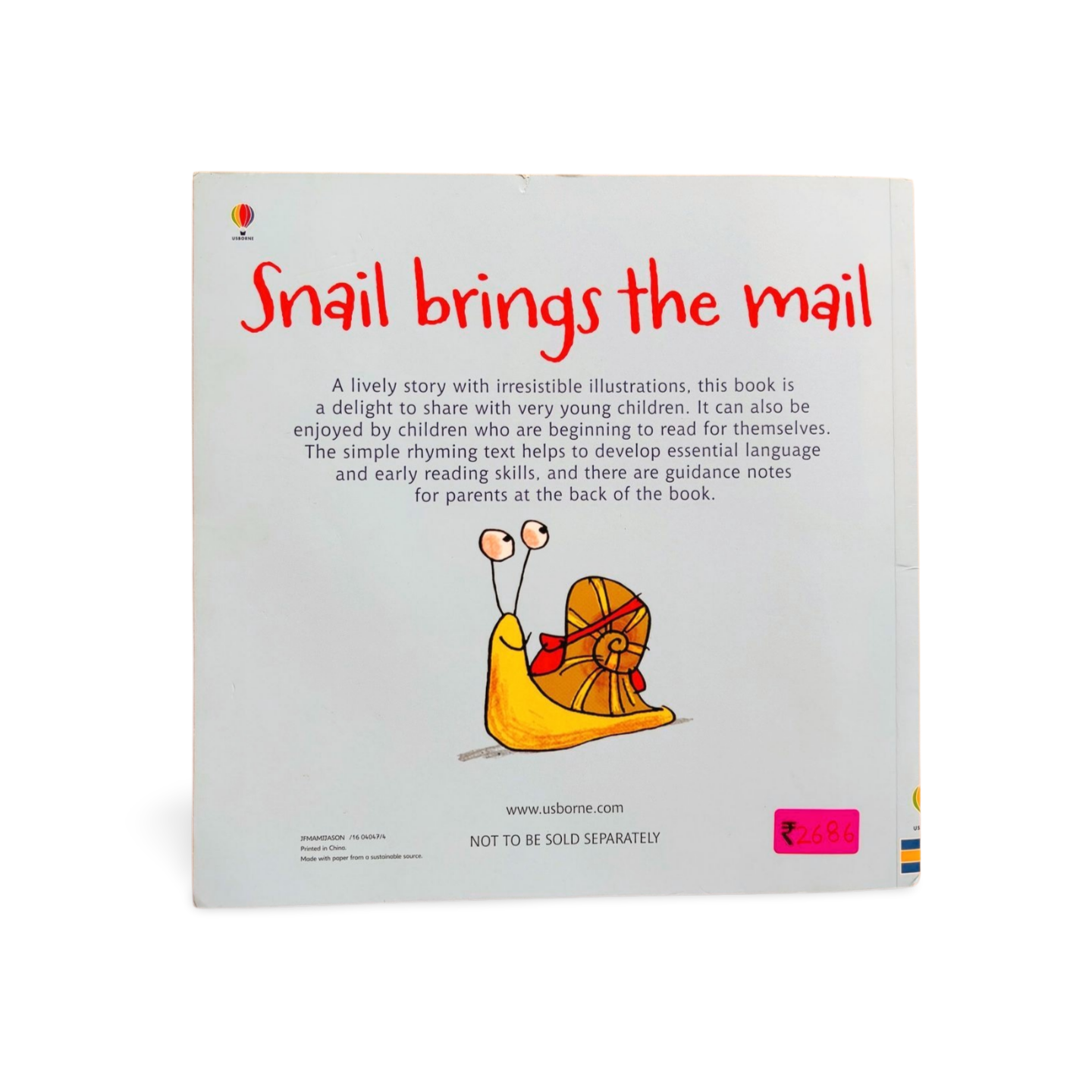 Usborne Phonics Readers Snail brings the Mail