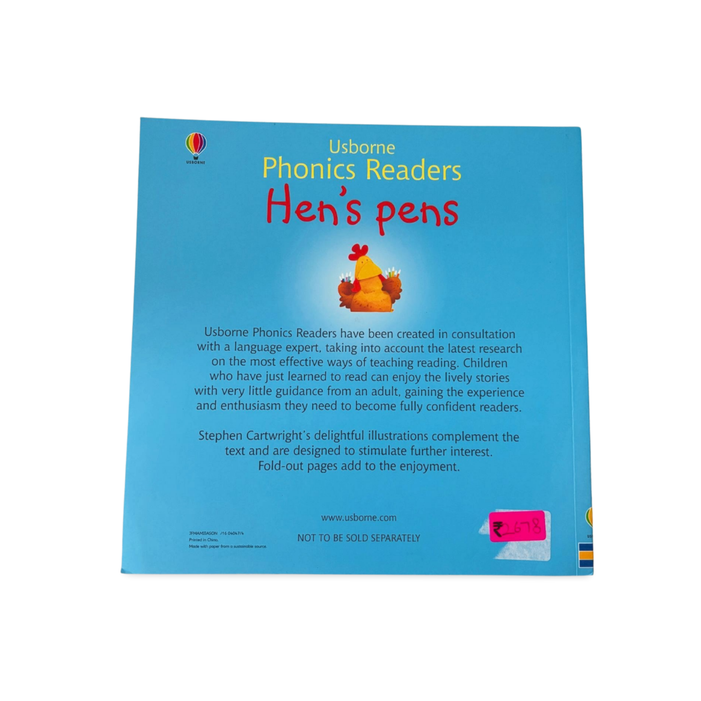Usborne Phonics Readers Hen's Pens