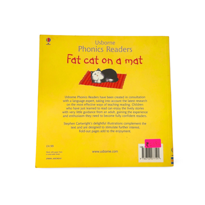 Usborne Phonics Readers Fat Cat on a Mat