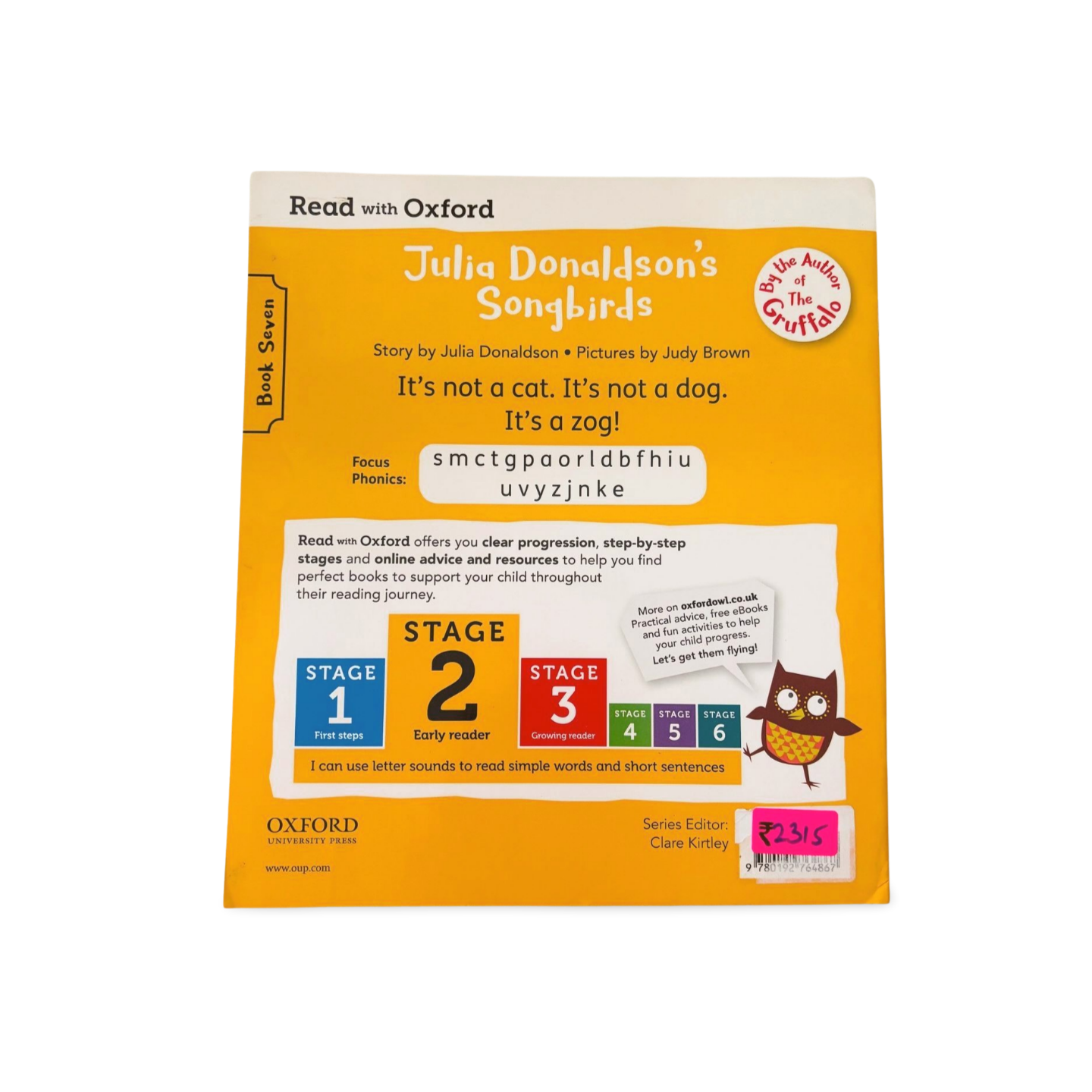 Read with Oxford Julia Donaldson Songbirds The Odd Pet