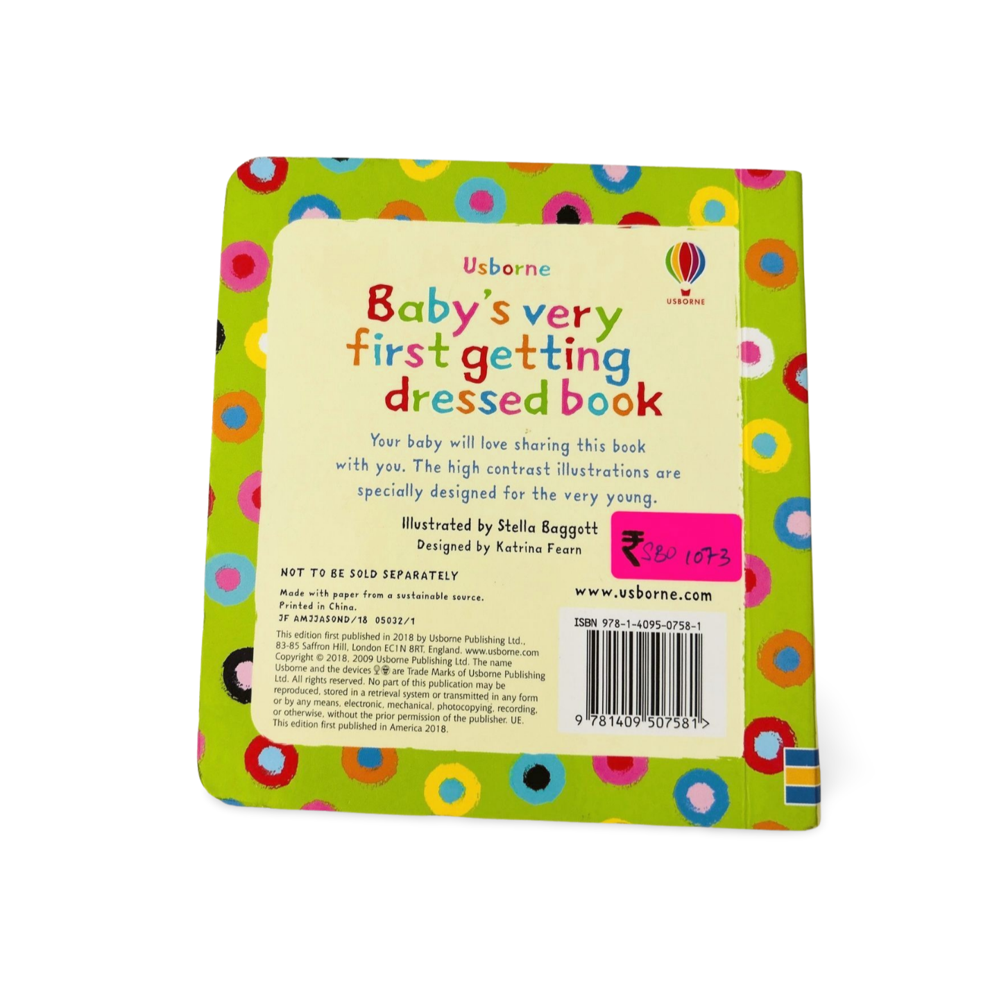 Usborne Baby's Very First Getting Dressed Book