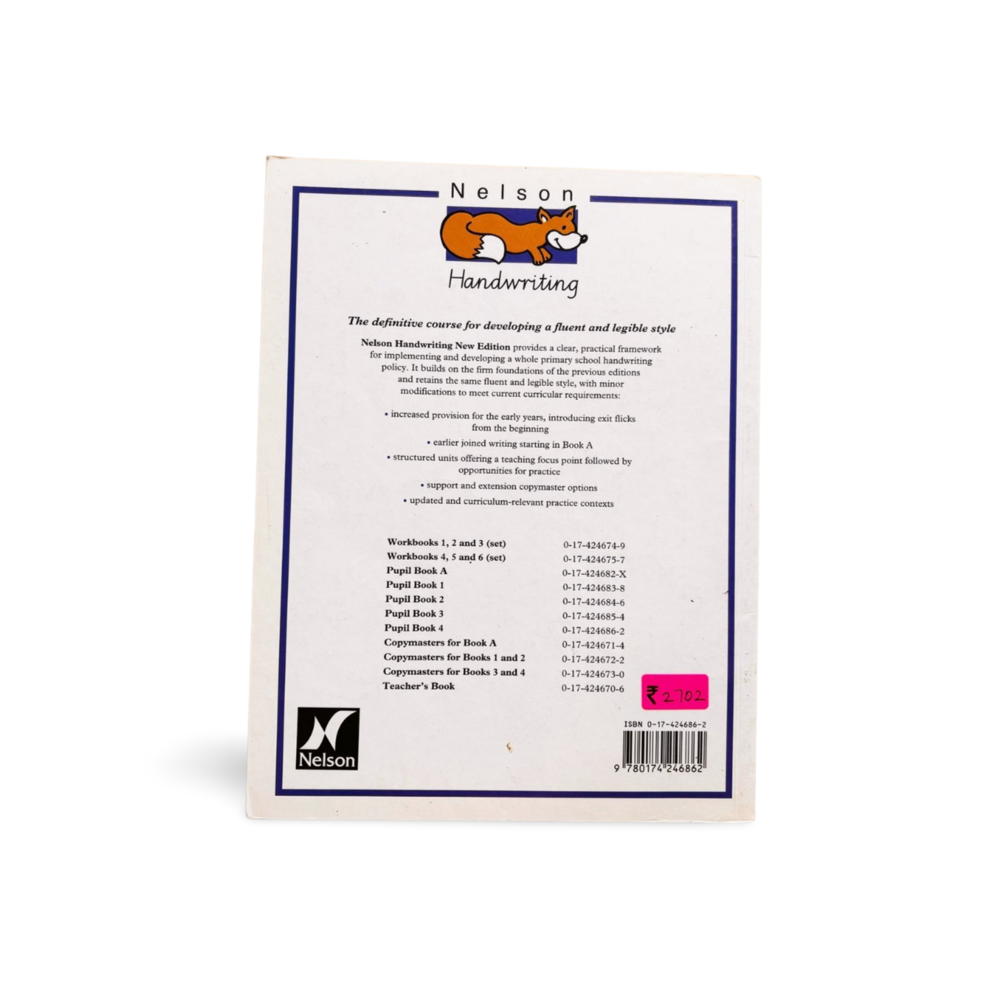 Nelson Handwriting Pupil Book 4