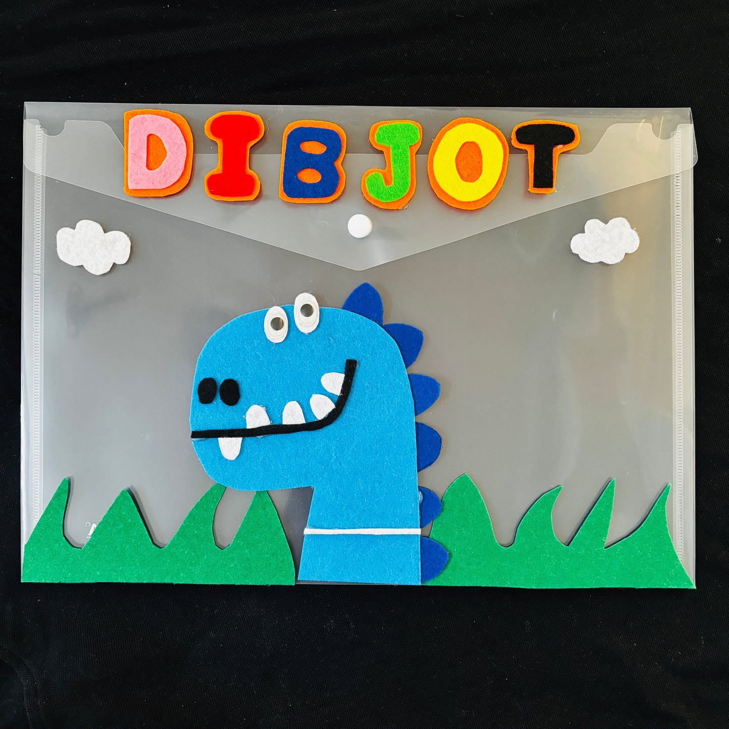 Personalised Felt Folder for Kids