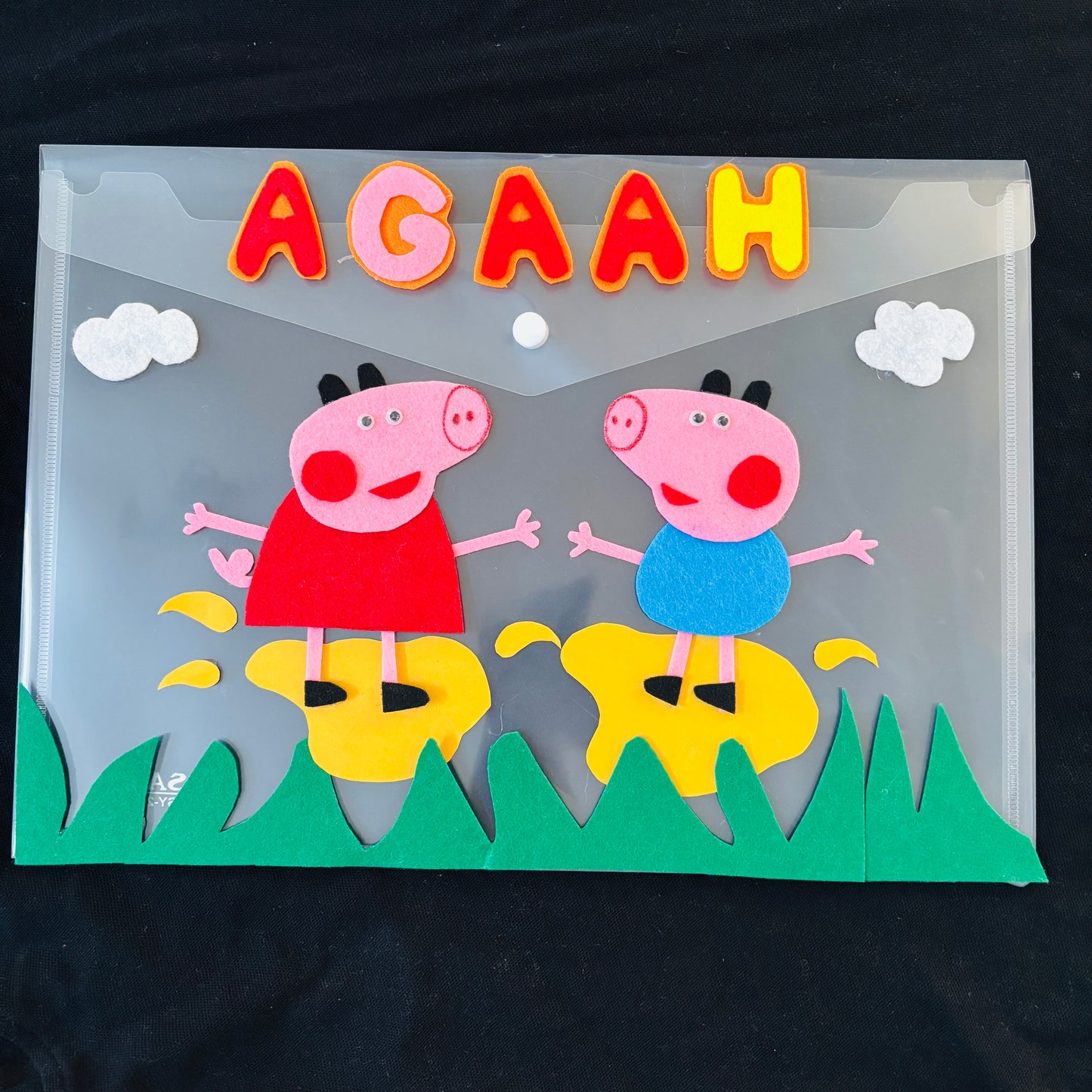 Personalised Felt Folder for Kids