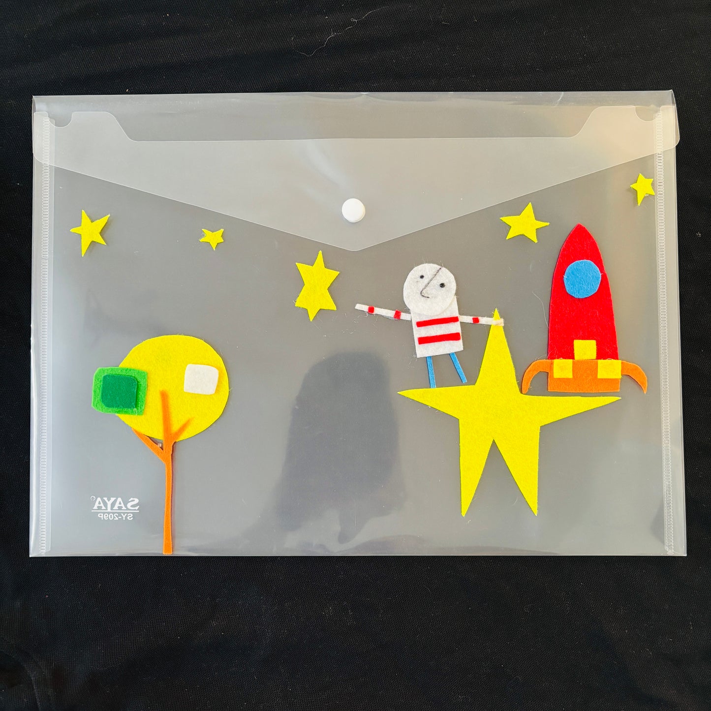 Personalised Felt Folder for Kids