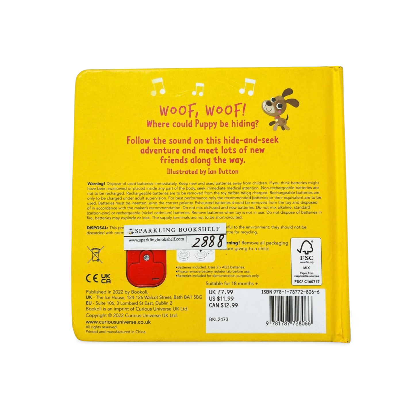 Follow the Sound Puppy Sound Book-Bookoli