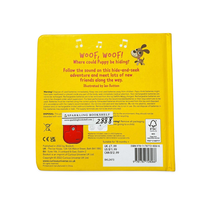 Follow the Sound Puppy Sound Book-Bookoli