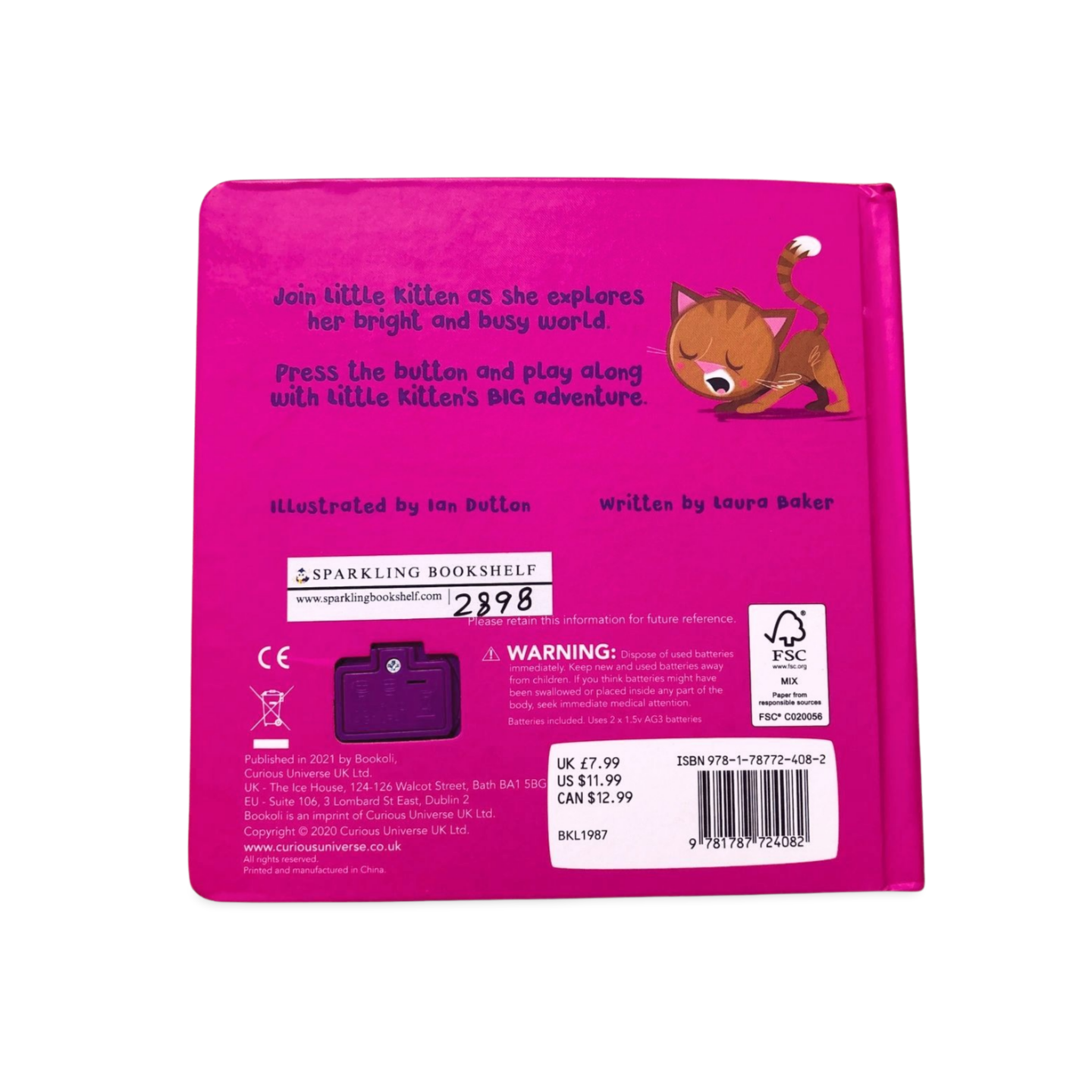 Meow says Kitten Sound Book by Igloo Books