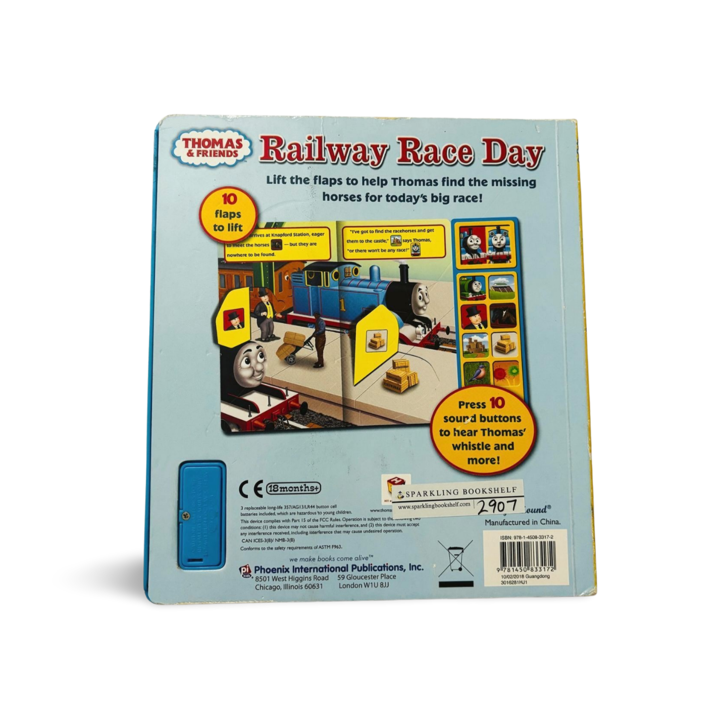 Thomas & Friends Railway Race Day Lift-the-Flap & Sound Book