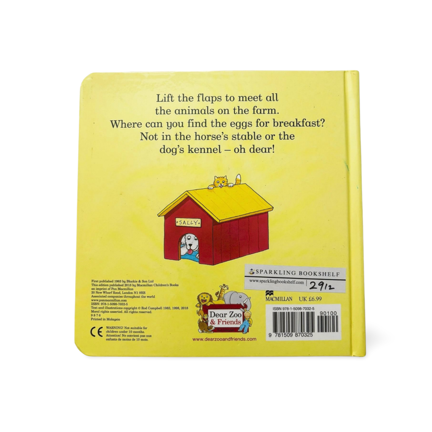 Oh Dear! A Lift- the- Flap Book by Rod Campbell