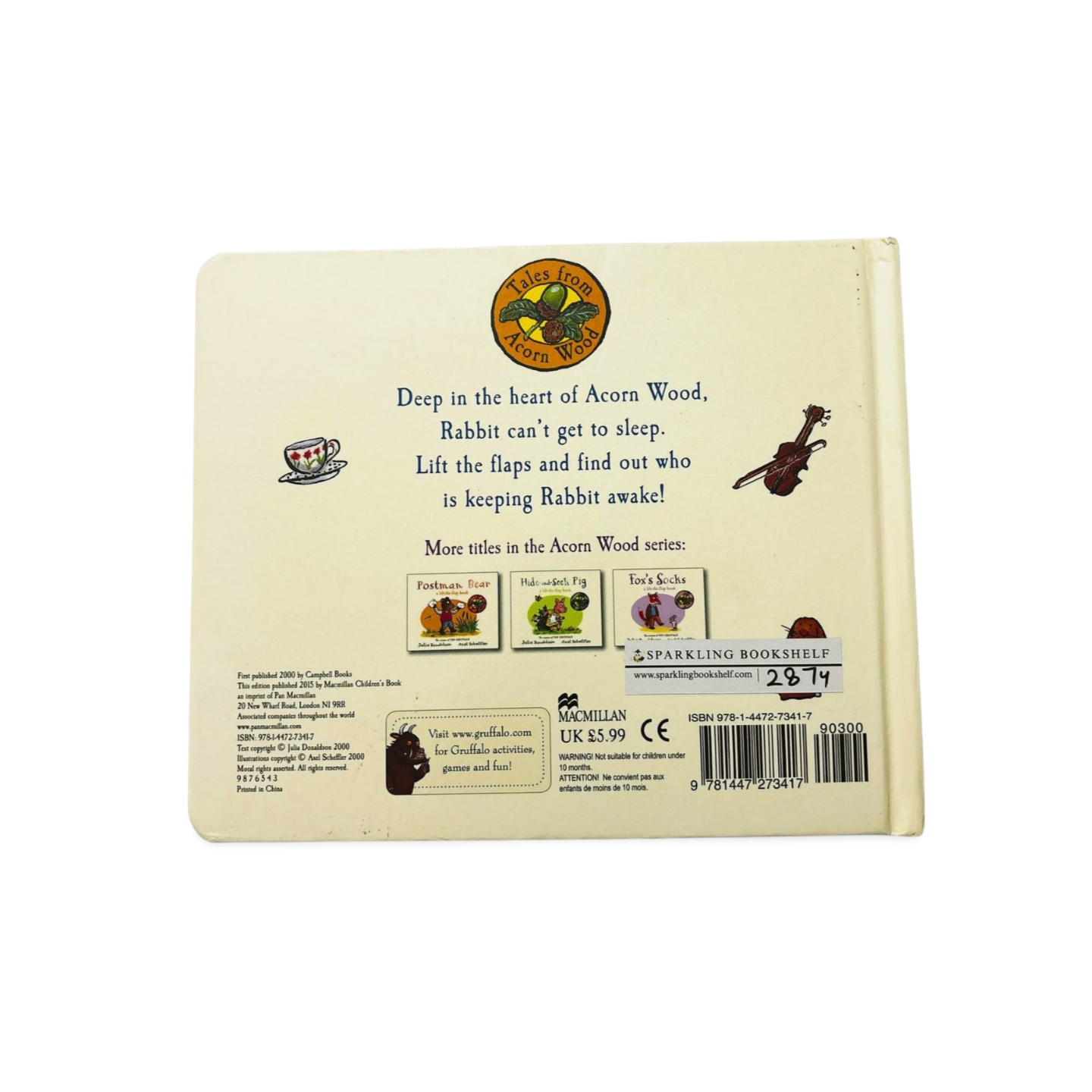 Rabbit's Nap Lift- the- flap by Julia Donaldson