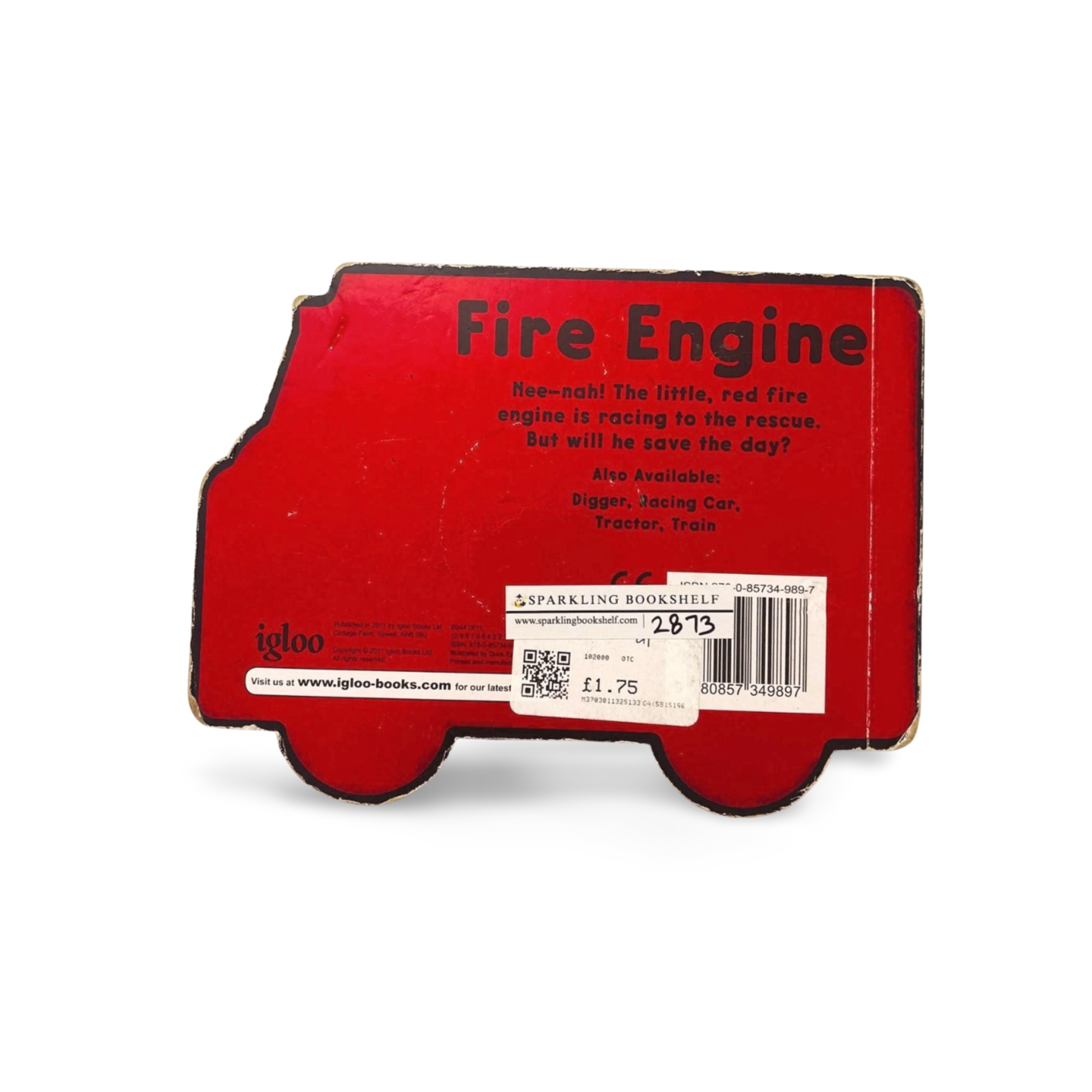 Fire Engine Cut-Out Book