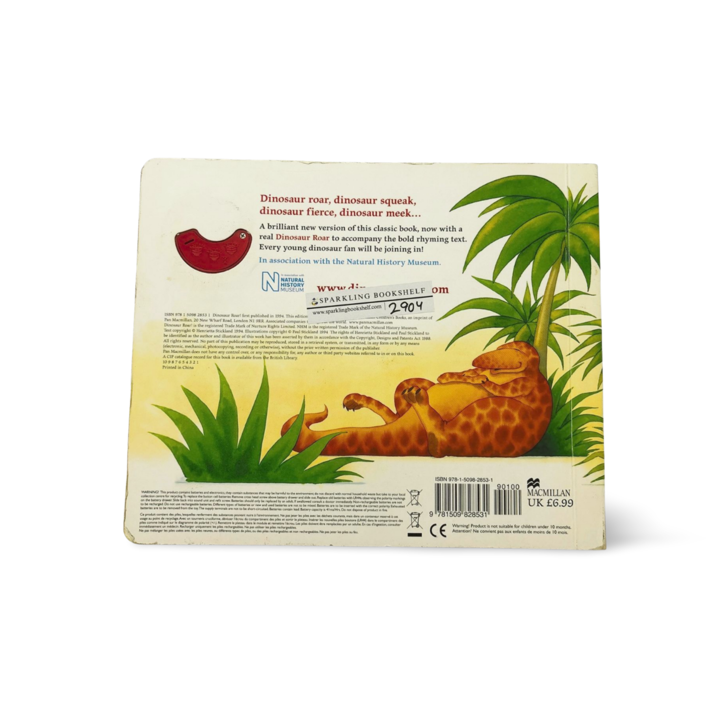 Dinosaur Roar Sound Book