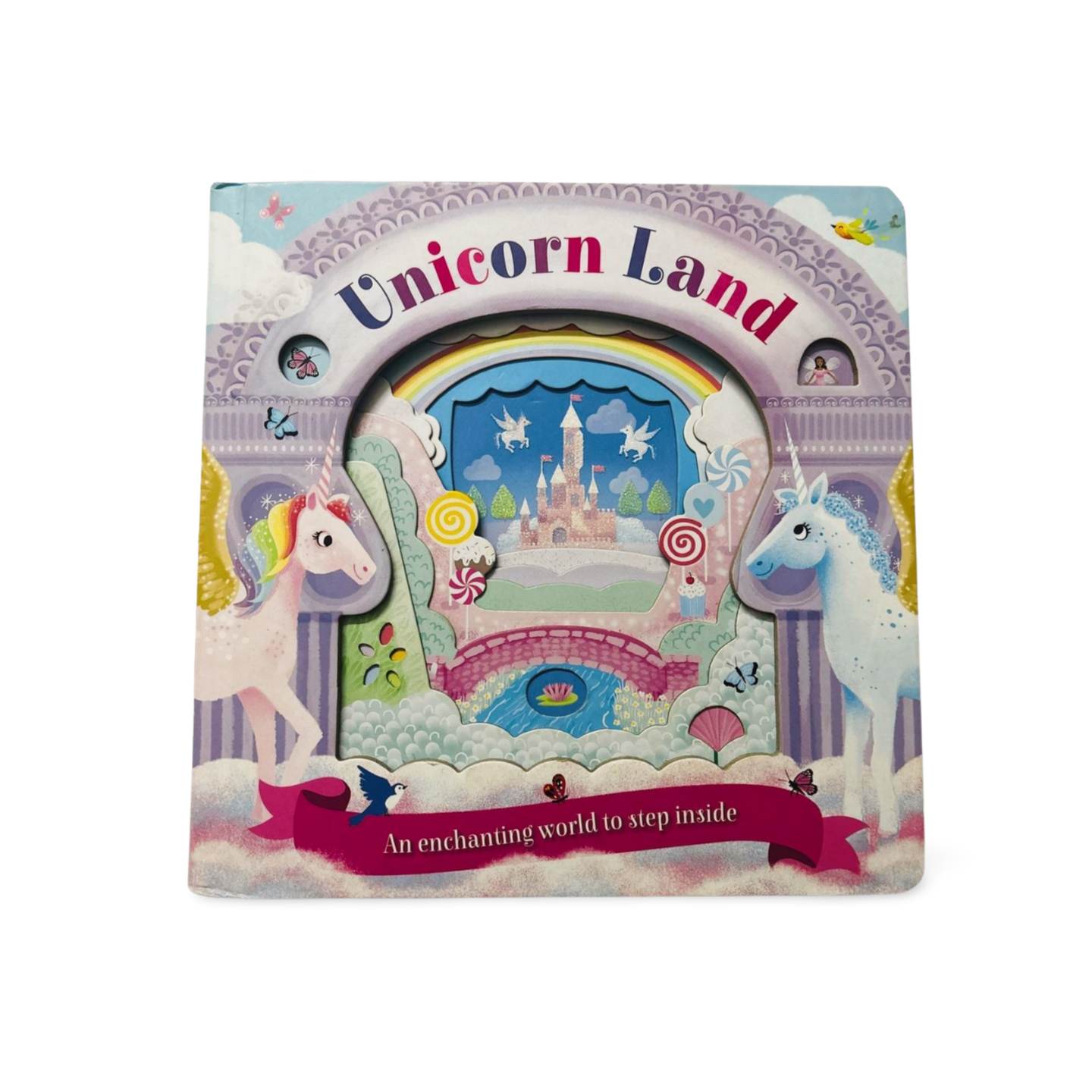 Unicorn Land Peep through Window Book