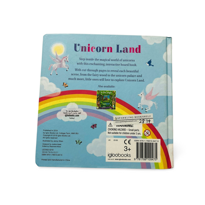 Unicorn Land Peep through Window Book