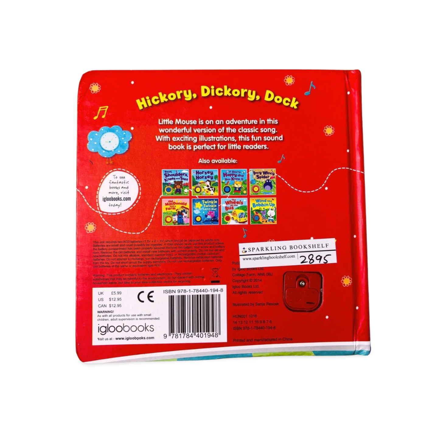 Hickory Dickory Dock Sound Book Igloo