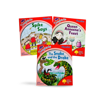 Julia Donaldson Songbirds Phonics Stage 4 books ( set of 3 books)