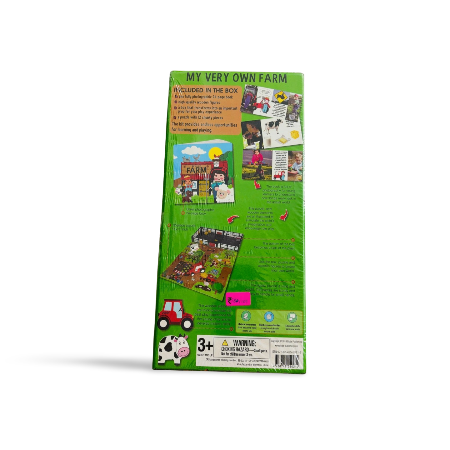 My Very Own Farm Activity Book Kit-Book, Puzzle, Toys