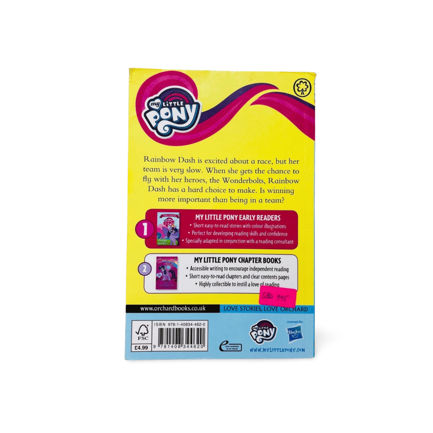 Early Reader My Little Pony- Rainow Dash's Big Race