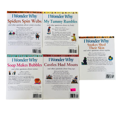 I Wonder Why Question about Science Series Combo Set of 5 Books