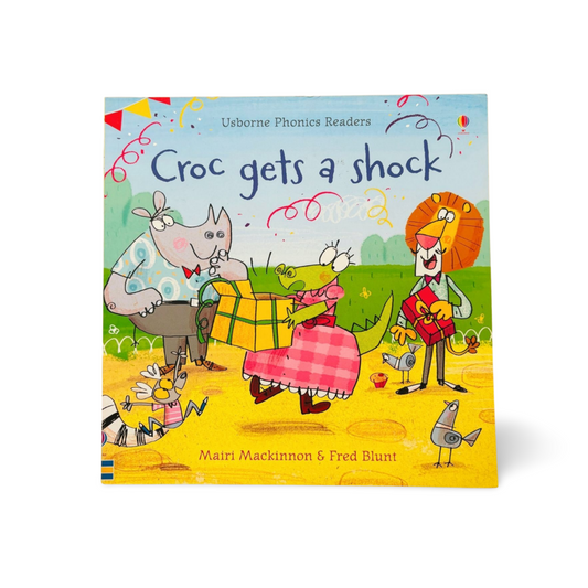 Usborne phonics readers- Croc gets a Shock