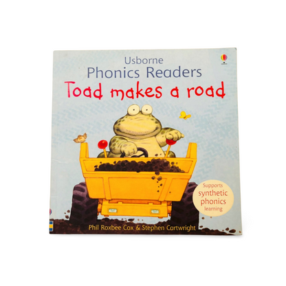 Usborne phonics readers- Toad makes a road