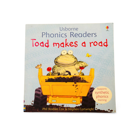 Usborne phonics readers- Toad makes a road