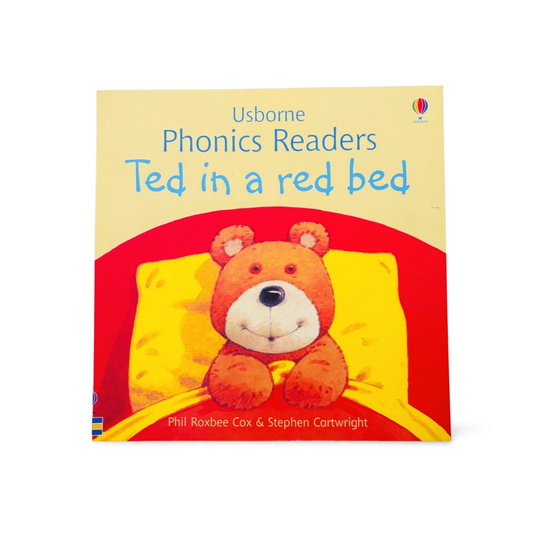 Usborne phonics readers-Ted in a red bed