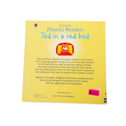 Usborne phonics readers-Ted in a red bed
