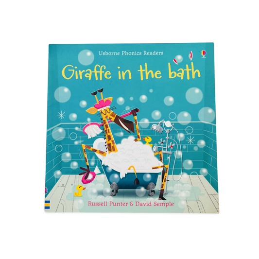 Usborne phonics readers- Giraffe in the Bath