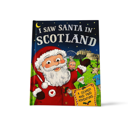 I saw Santa in Scotland Search and Find Adventure