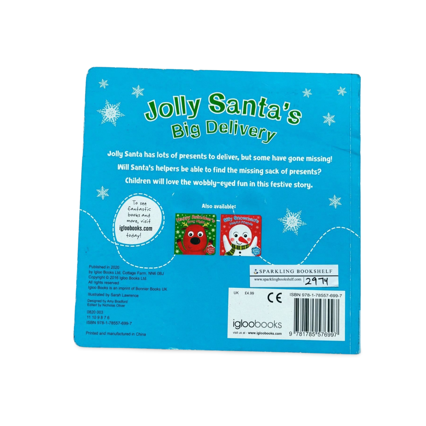 Jolly's Santa Big Delivery Wobbly Eyes