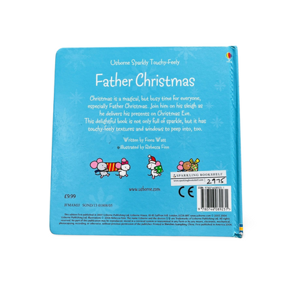 Usborne Sparkly Touchy- Feely Father Christmas