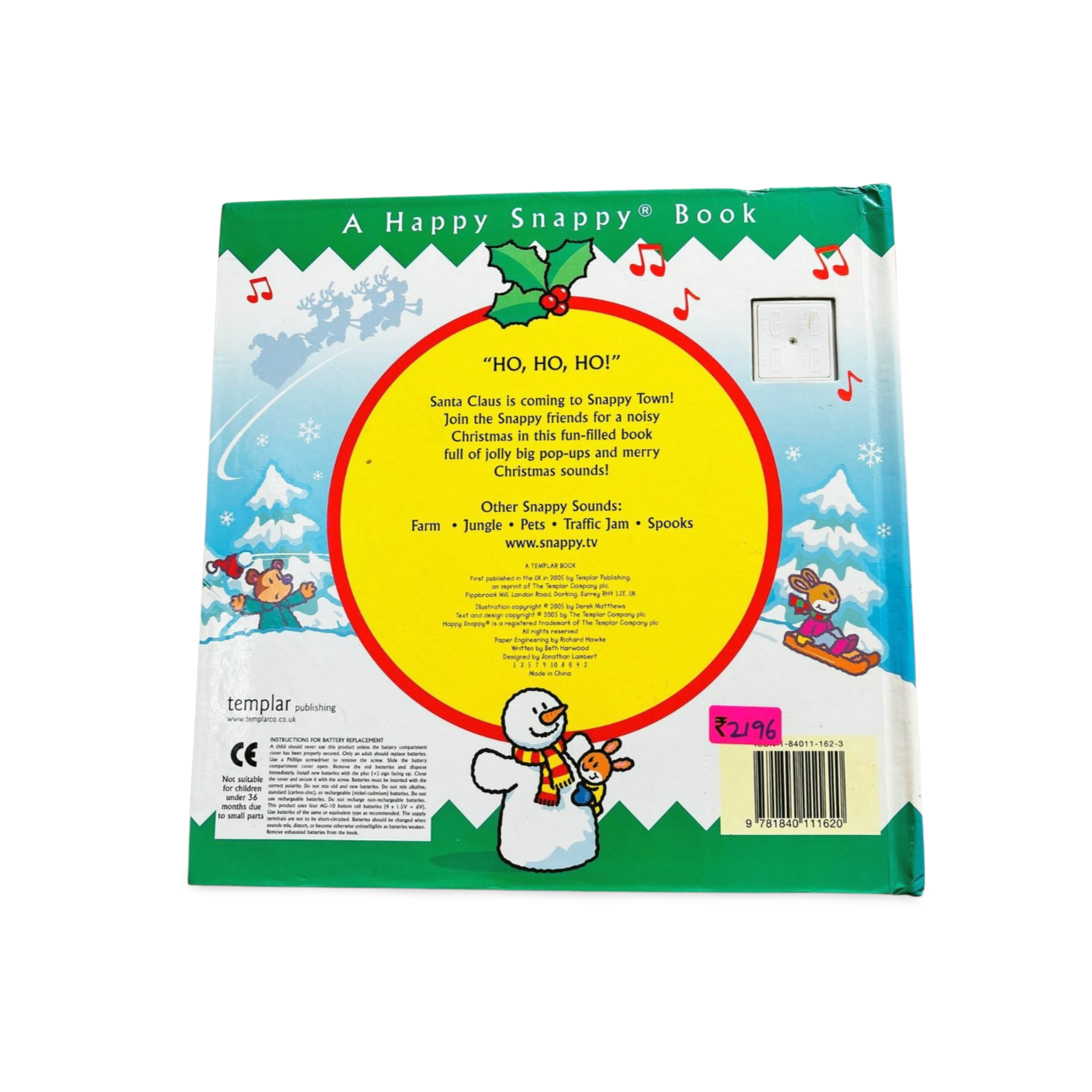 Noisy Pop-Up Fun Snappy Sounds Christmas