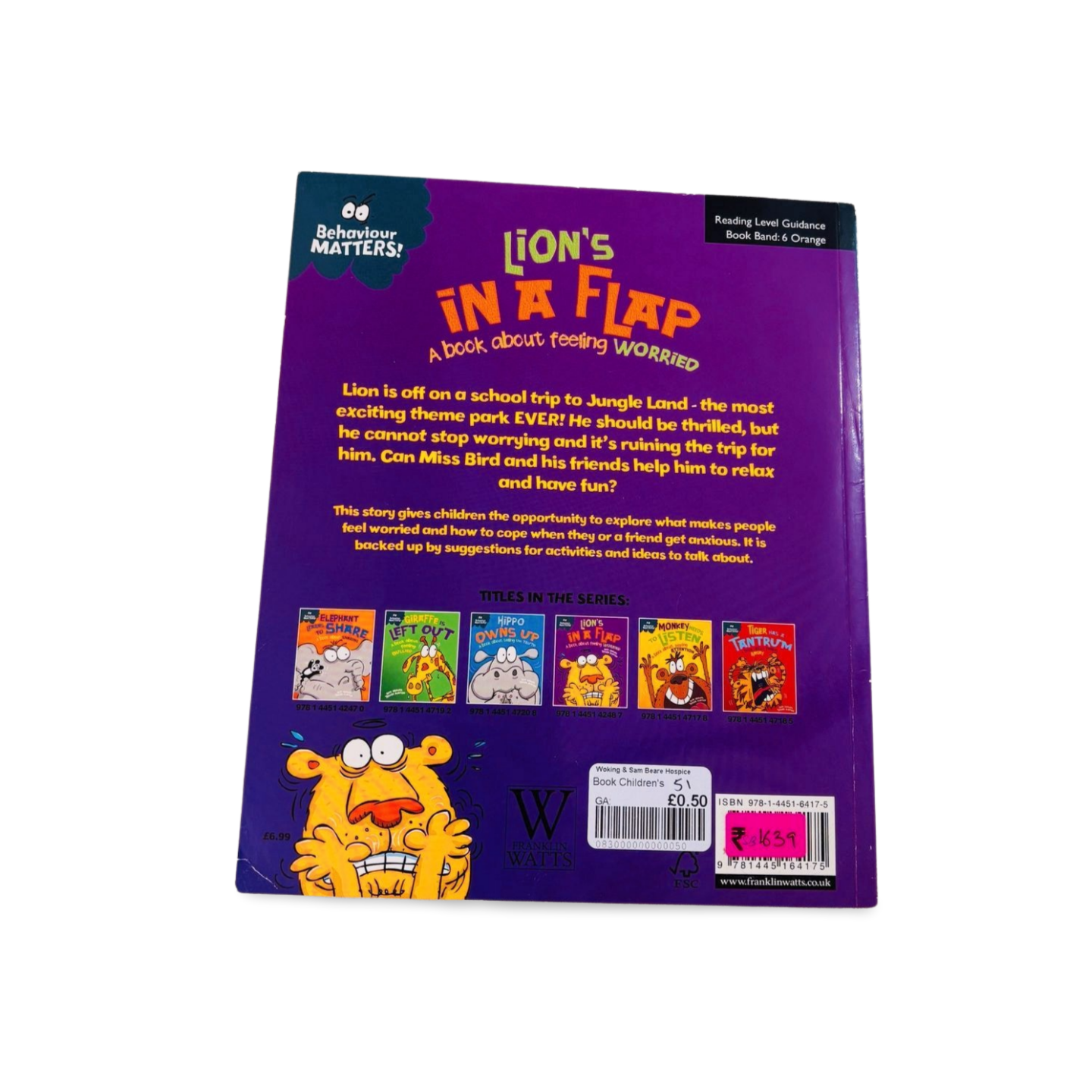 Behaviour Matters! Lion’s in a Flap A book about feeling worries