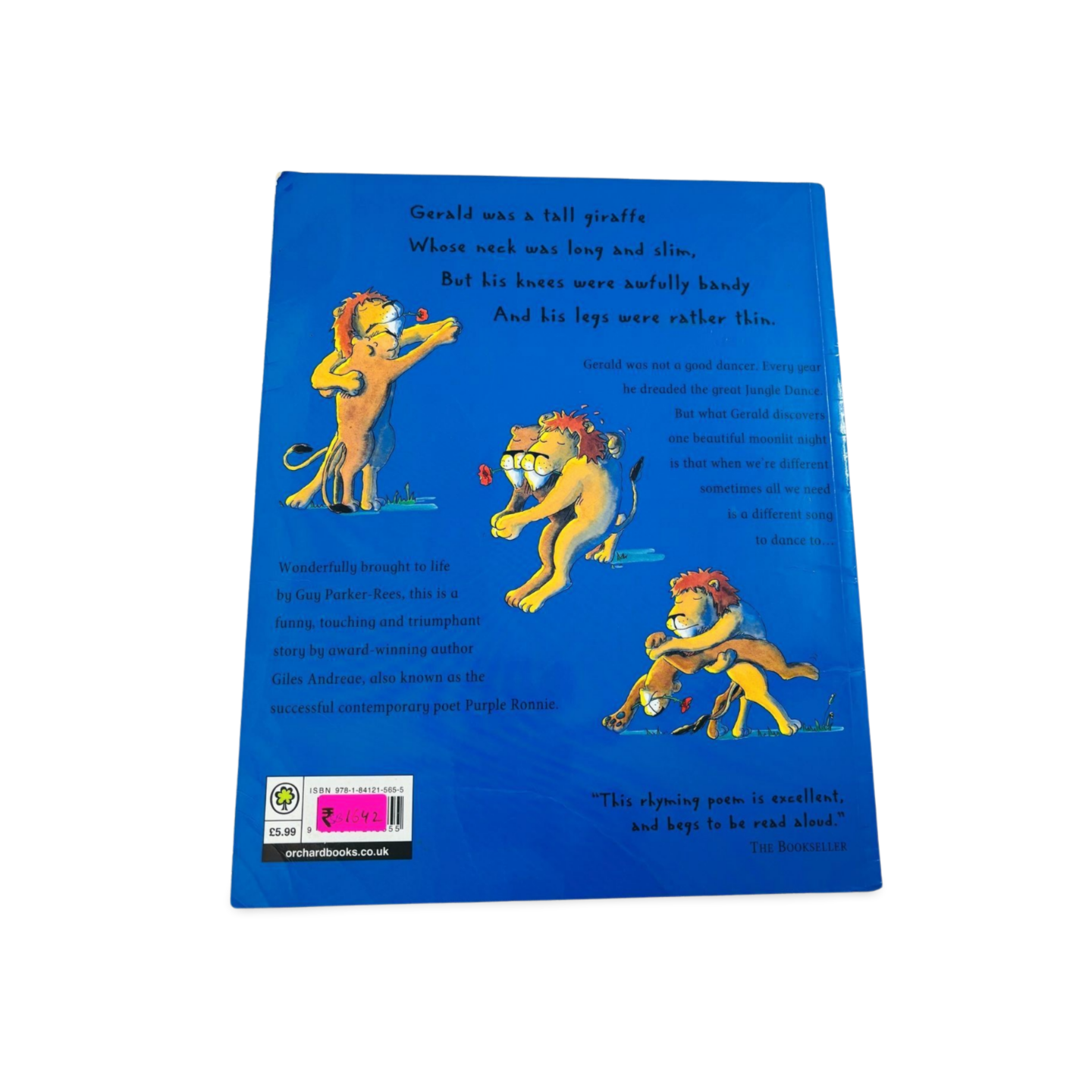 Giraffes Can't Dance by Giles Andreae & Guy Parker Rees