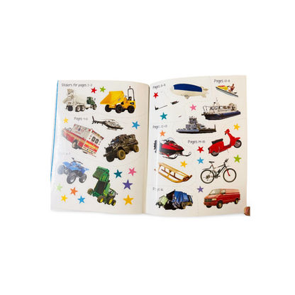 Things That Go Sticker- 100 Words- Activity Book