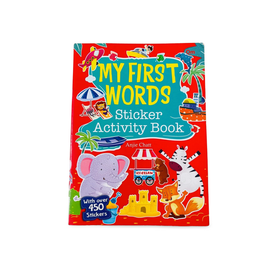 My First Words Sticker Activity Book with 450 stickers