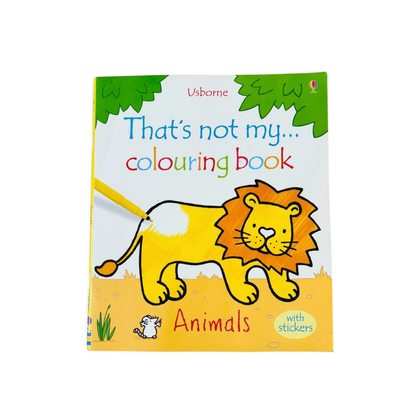 Usborne That’s not my colouring Book- Animals with stickers