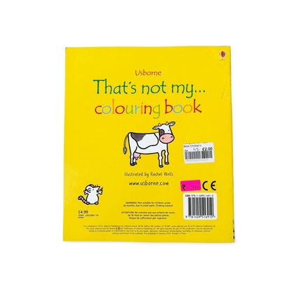 Usborne That’s not my colouring Book- Animals with stickers
