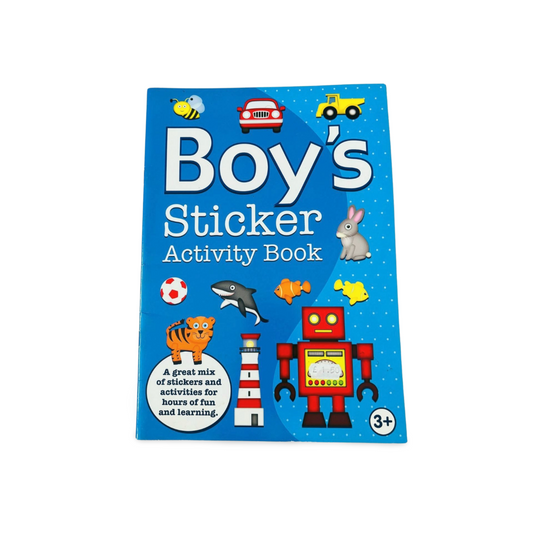 Boy’s Sticker Activity Book-3+