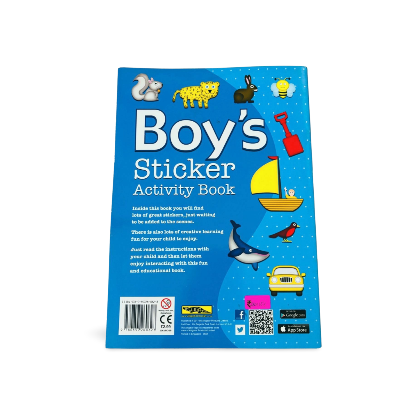 Boy’s Sticker Activity Book-3+