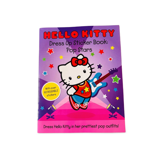 Hello Kitty- Dress Up Sticker – Pop Stars with 60 reusable stickers
