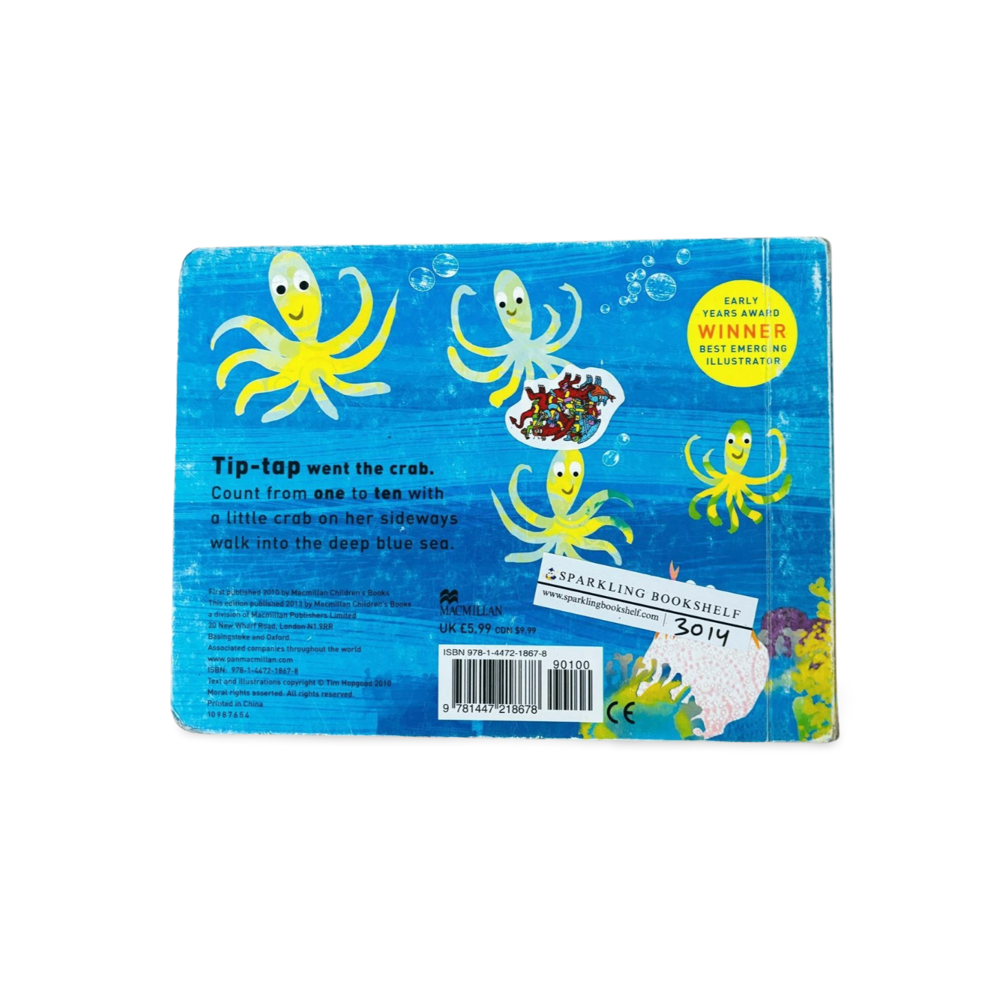 Tip Tap went the Crab - A Counting Story Tim Hopgood